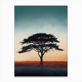 Acacia Tree Canvas Print