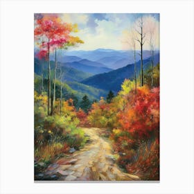 Road To The Mountains Canvas Print