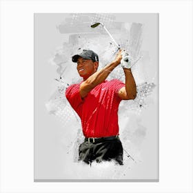 Eldrick Tiger Woods Canvas Print