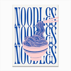 Noodleless Noodles Canvas Print