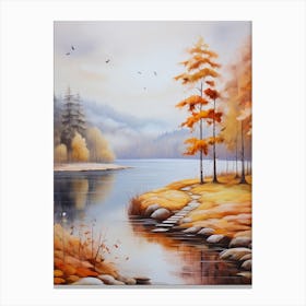 Autumn By The Lake4. 1 Canvas Print