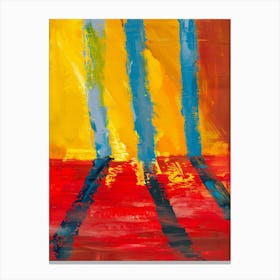 Red, Yellow And Blue Canvas Print