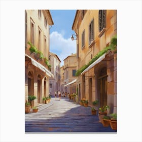 Street In Italy 1 Canvas Print