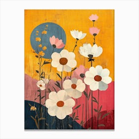 Flowers In The Meadow Canvas Print