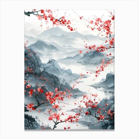 Chinese Cherry Blossoms 1 Canvas Print