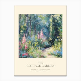 Cottage Garden Poster Enchanted Meadow 3 Canvas Print