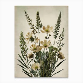 Wildflowers In A Vase Canvas Print