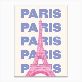 Paris Eiffel Tower Canvas Print