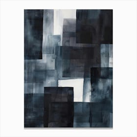 'Black Squares' 2 Canvas Print