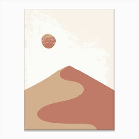 Desert Landscape Canvas Print