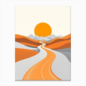 Journey Forward V 02 Canvas Print