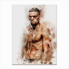 Nate Diaz Ufc Canvas Print