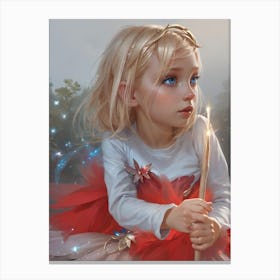 Young Fairy Girl. Miss Andi Canvas Print