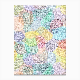 Abstract Dot Pattern Canvas Print