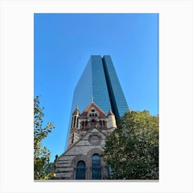 Boston Skyline III - City Of Contrasts Canvas Print