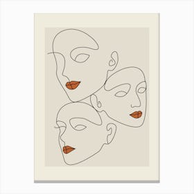 Portrait Of A Woman Canvas Print