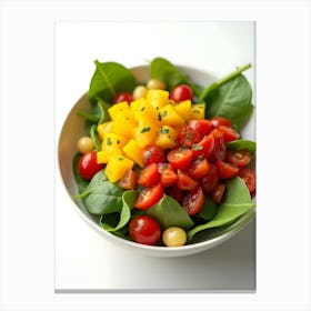 Mango Salad Canvas Print