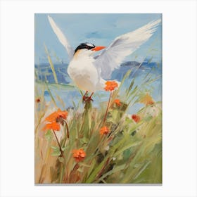 Bird Painting Common Tern 1 Canvas Print