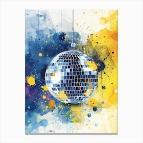 Disco Ball Background 1 Canvas Print