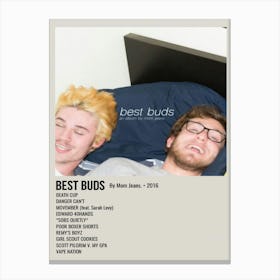 Best Buds By Mom Jeans Canvas Print