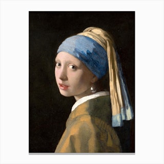 Girl With A Pearl Earring, Johannes Vermeer Canvas Print