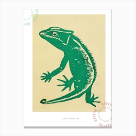 Carpet Chameleon Bold Block 1 Poster Canvas Print