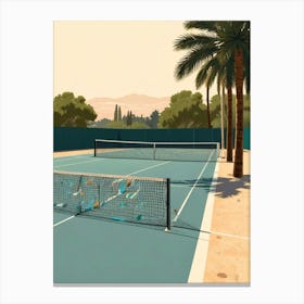 Tennis Court 7 Canvas Print