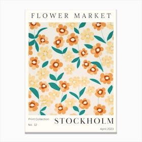 Flower Market 4 Canvas Print