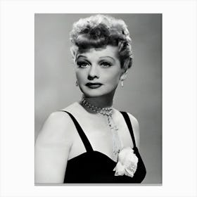 Lucille Ball Columbia Pictures 1950 Studio Publicity Glamour Portrait Canvas Print