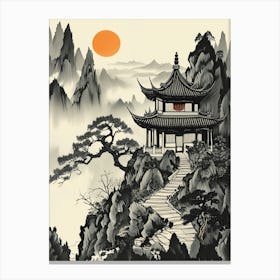 Chinese Pagoda Canvas Print