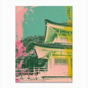 Uji Japan Duotone Silkscreen 1 Canvas Print