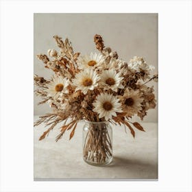 Dried Daisies Canvas Print