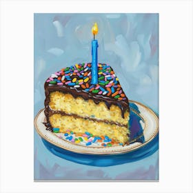 Birthday Cake 10 Canvas Print