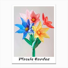 Dreamy Inflatable Flowers Poster Passionflower Canvas Print