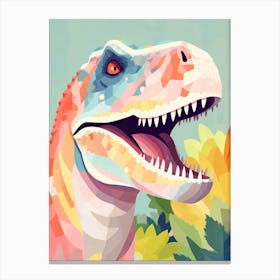 Colourful Dinosaur Allosaurus 5 Canvas Print