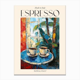 Padua Espresso Made In Italy 3 Poster Canvas Print