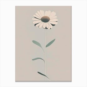 Zinnia Wildflower Simplicity Canvas Print