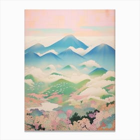 Mount Hakusan In Ishikawa Gifu Fukui, Japanese Landscape 2 Canvas Print