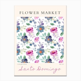 Flower Market 29 Canvas Print