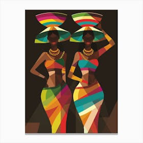 Two African Women 9 Canvas Print