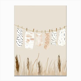 Clothesline 9 Canvas Print