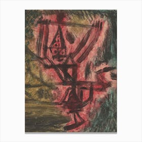 Paul Klee - Feuer Clown I (Fire Clown) Canvas Print