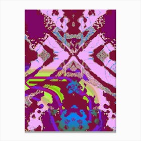 Abstract Psychedelic Painting 6 Canvas Print