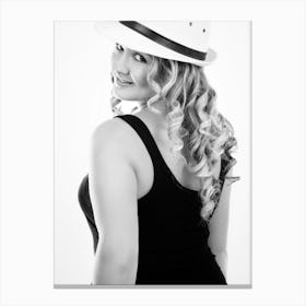 Black And White Photo Canvas Print