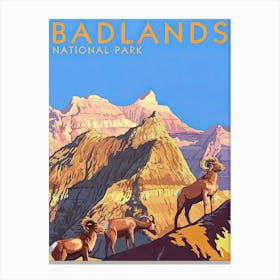 Badlands National Park Canvas Print