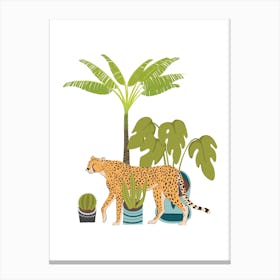 My Urban Jungle Cat 4 Canvas Print