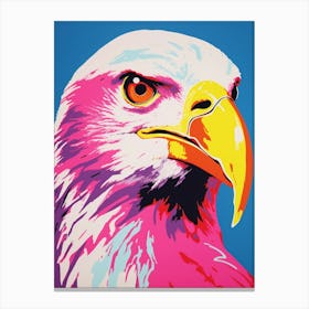Andy Warhol Style Bird Albatross 4 Canvas Print