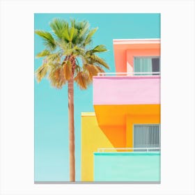 California Dreaming - Pastel Venice Canvas Print