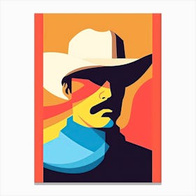 Cowboy Poster Canvas Print