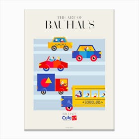 BAUHAUS FOR KIDS | CARS Canvas Print